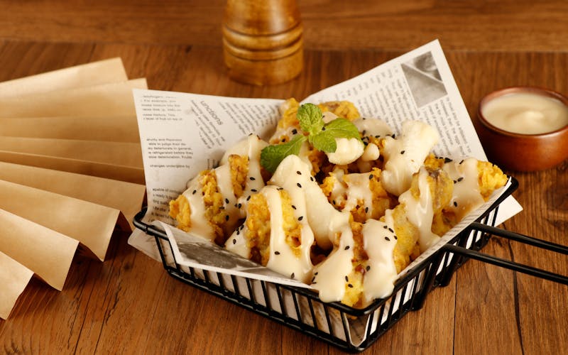 Fresh artisan salad with seasonal ingredients